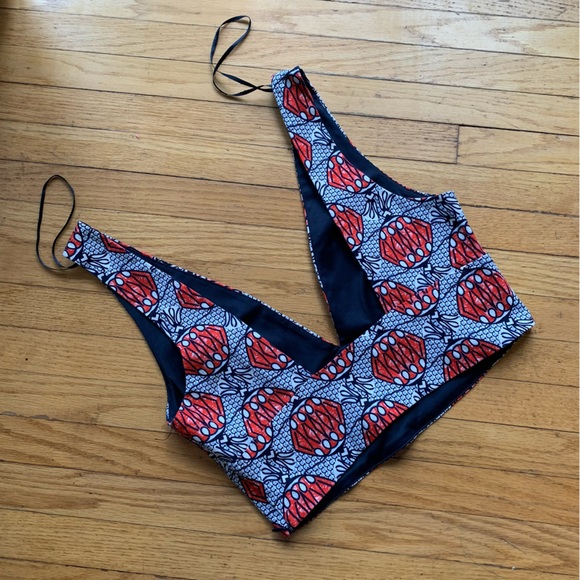 Zara Plunge Crop Top size M - Picture 3 of 6